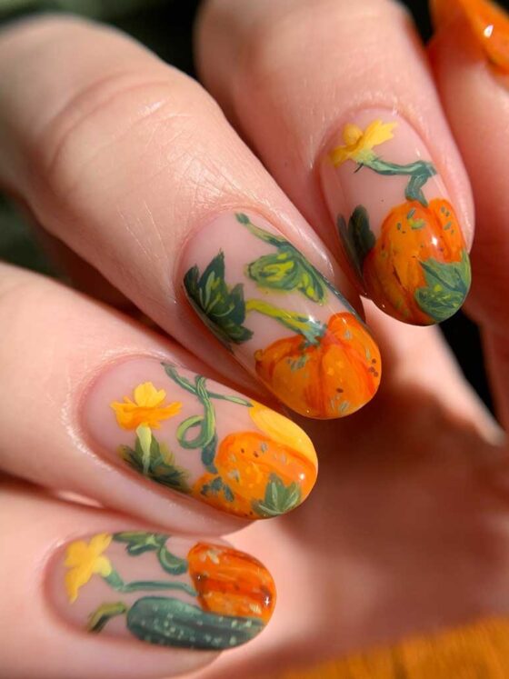 110+ Popular Fall Nail Art Designs & Colors For Autumn Manicure
