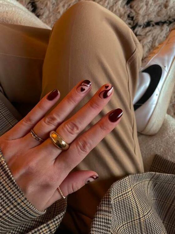 30+ Dark Brown Nails Designs To Try This Fall
