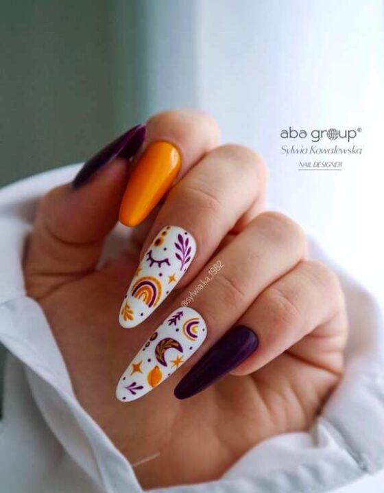 41+ Dark Purple Nails Designs & Ideas For Fall & Halloween - The Mood Guide