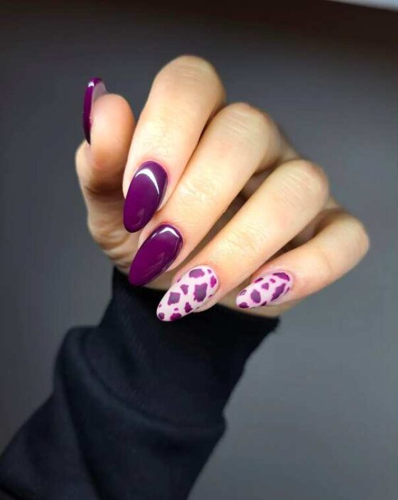 41+ Dark Purple Nails Designs & Ideas For Fall & Halloween - The Mood Guide