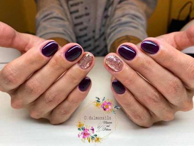 41+ Dark Purple Nails Designs & Ideas For Fall & Halloween - The Mood Guide