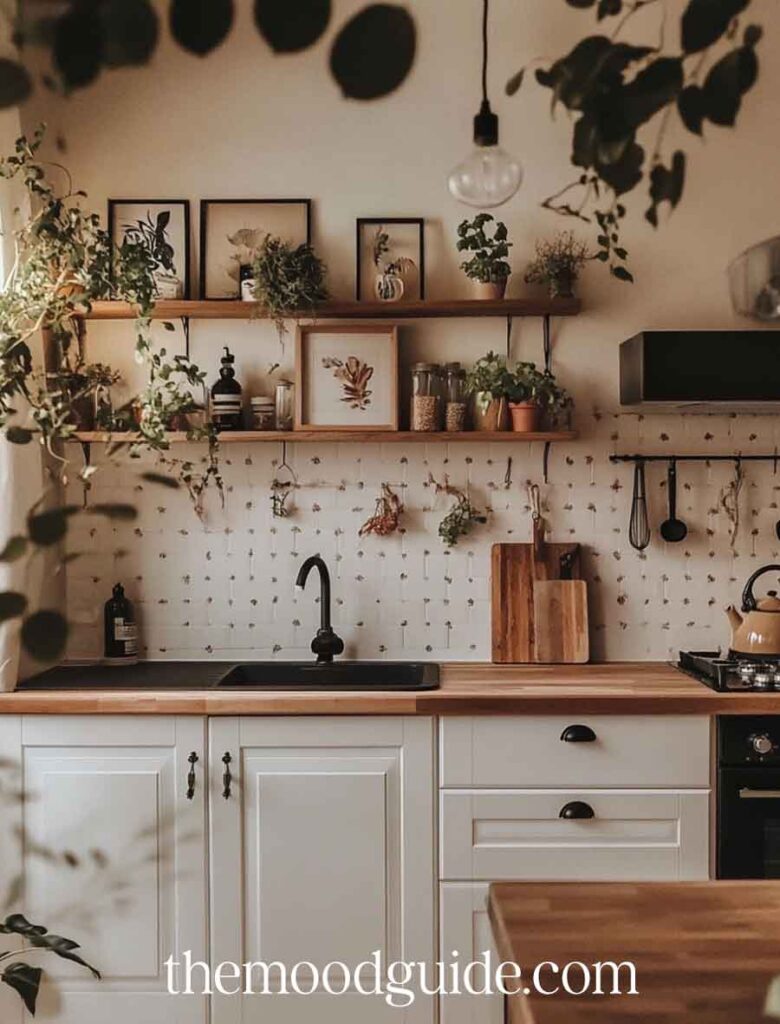 french country rustic aesthetic witchy kitchen