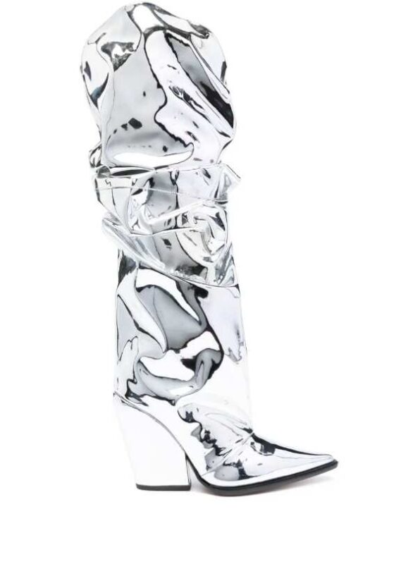 Metallic Boots Trend: How To Elevate Your Baddie Fall Outfits - The ...