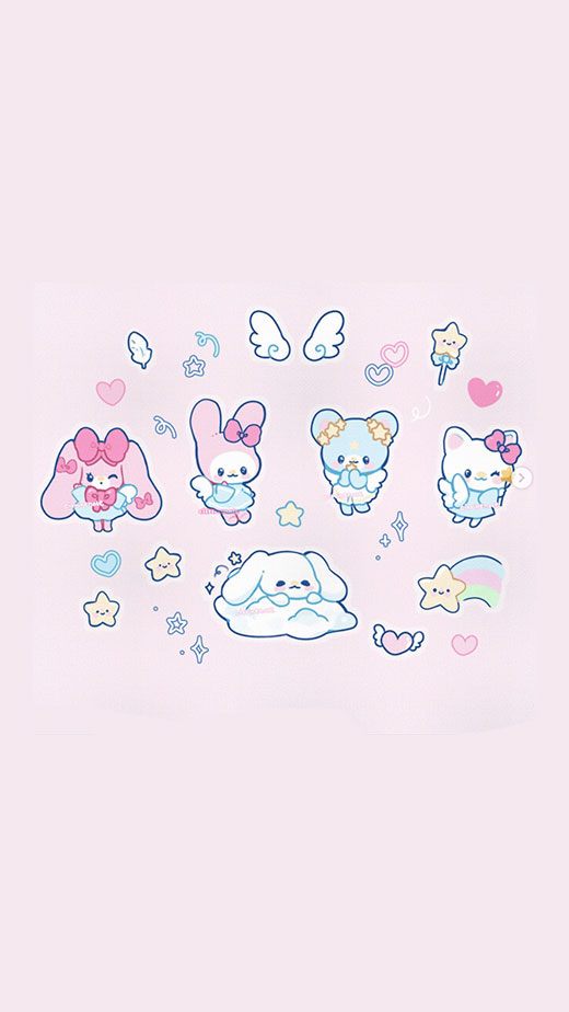 cute pastel illustration kawaii wallpaper