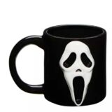 Ghost Face Molded Coffee Mug 