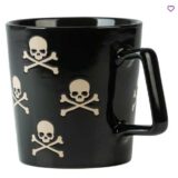 Skull And Crossbones 20 Oz Wax Resist Mug, Set Of 4 