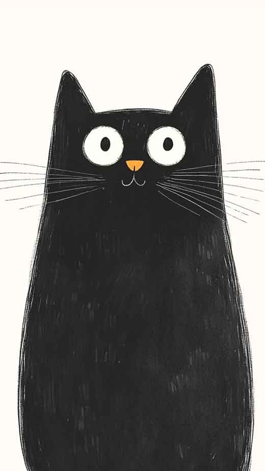 Cute and funny wallpapers of black cat