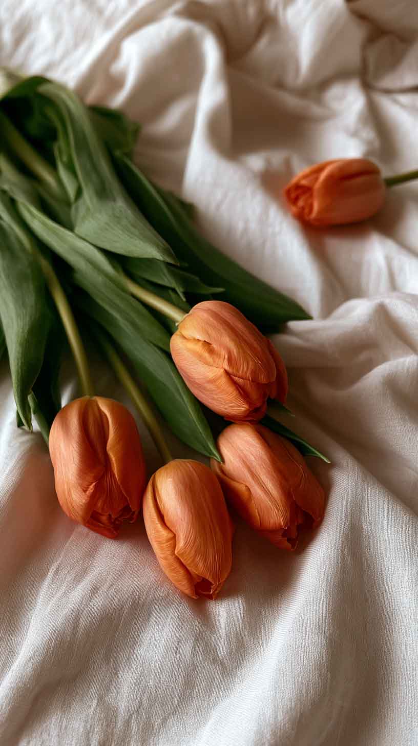 orange aesthetic wallpaper pastel iphone floral