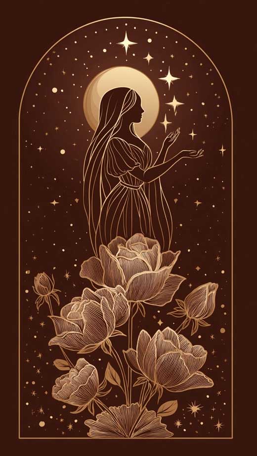 dark brown boho wallpaper