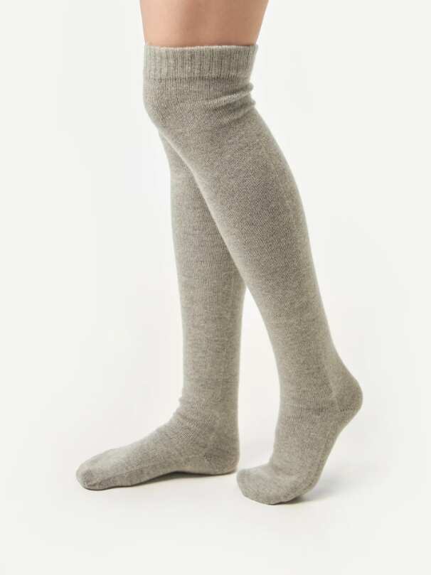 Long Cashmere Socks