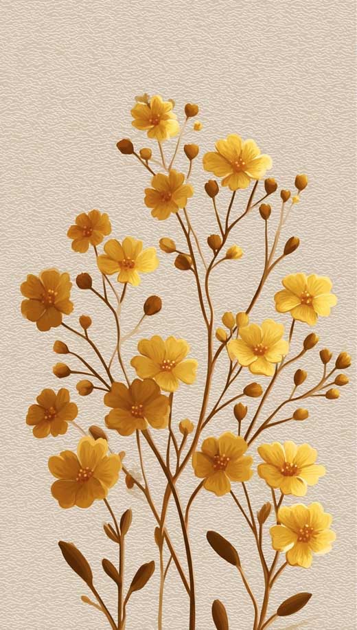 floral phone background boho
