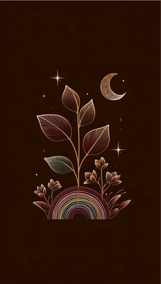 minimal boho wallpaper