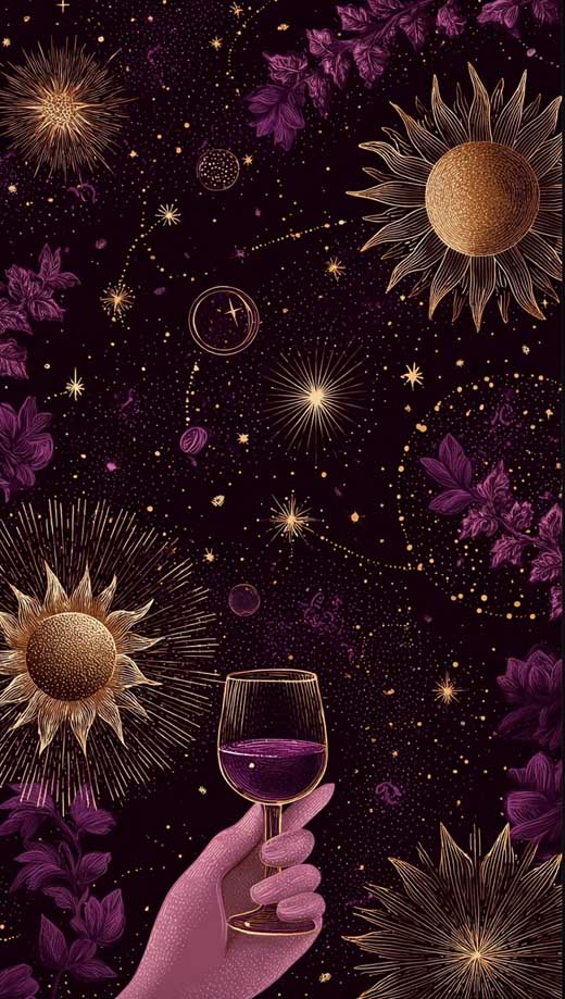 black and purple sun boho walllpaper iphone