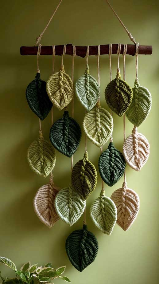 green leaf aesthetic wallpaper