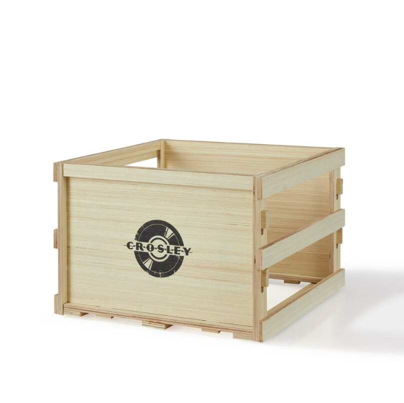 Original Crosley Wooden Record Crate