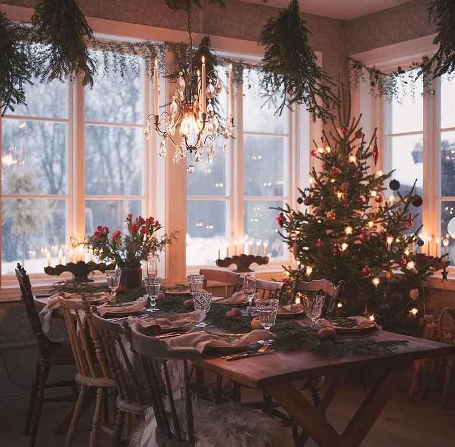 natural witchy christmas decor ideas
