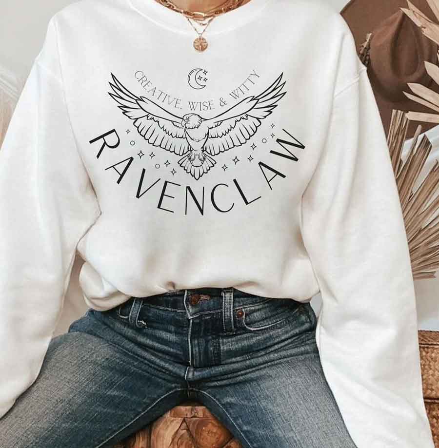ravenclaw minimal sweatshirt aesthetic