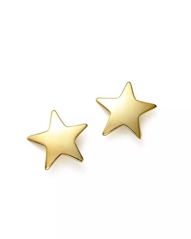 14K Gold Stud Star Earring
