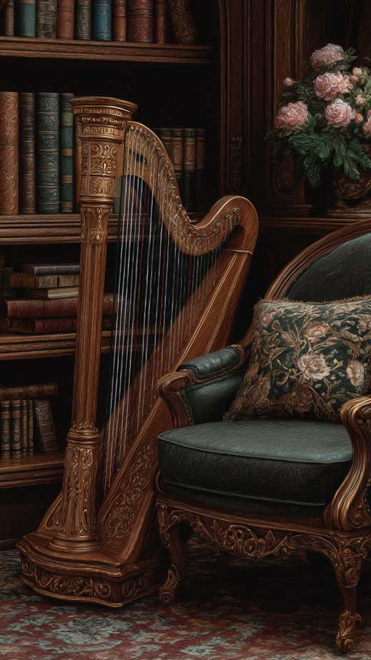 aesthetic dark academia phone background