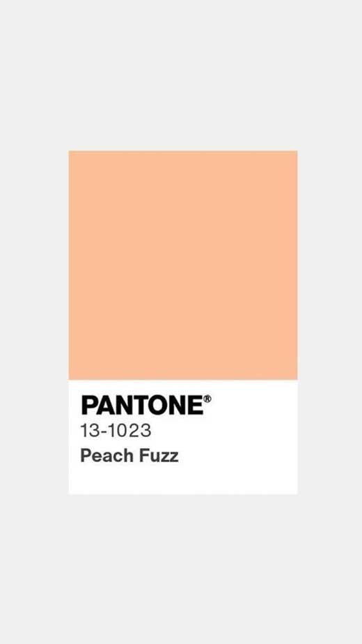 pantone peach 2024