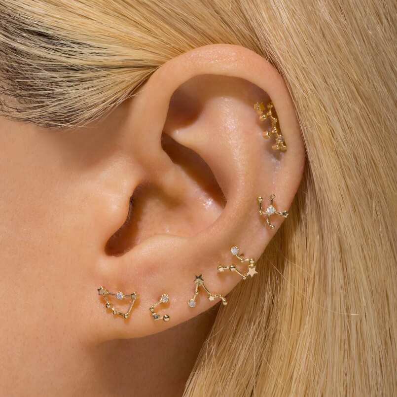 Sign Constellation Star Earring
