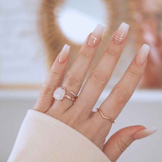 Nude Ombre Nails Ideas to Innovate on Your Chic & Natural Manicure