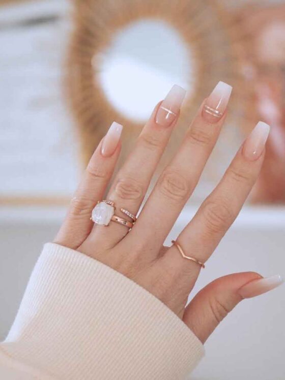 Nude Ombre Nails Ideas to Innovate on Your Chic & Natural Manicure