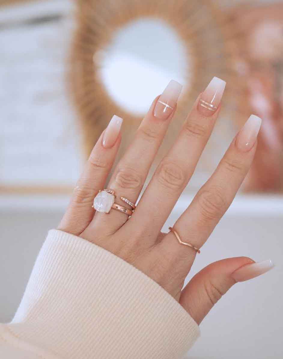 Nude Ombre Nails Ideas to Innovate on Your Chic & Natural Manicure