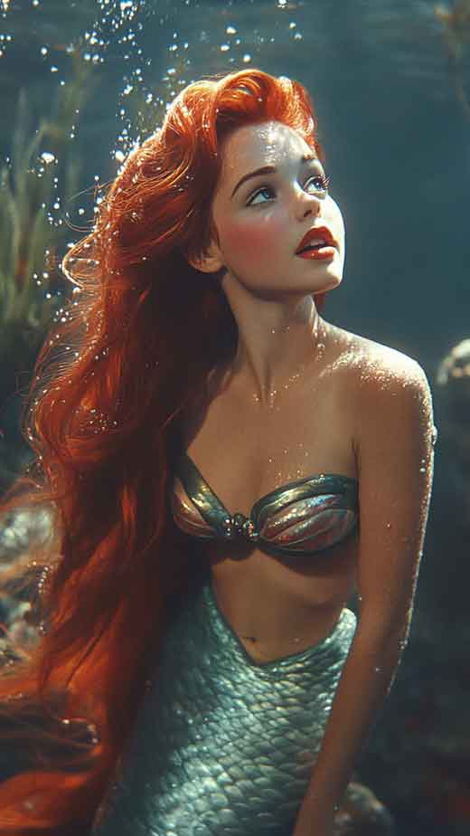 ariel little mermaid aesthetic wallpaper