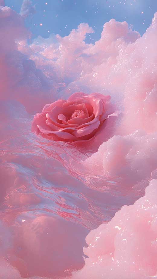 pink floral stunning aesthetic wallpaper