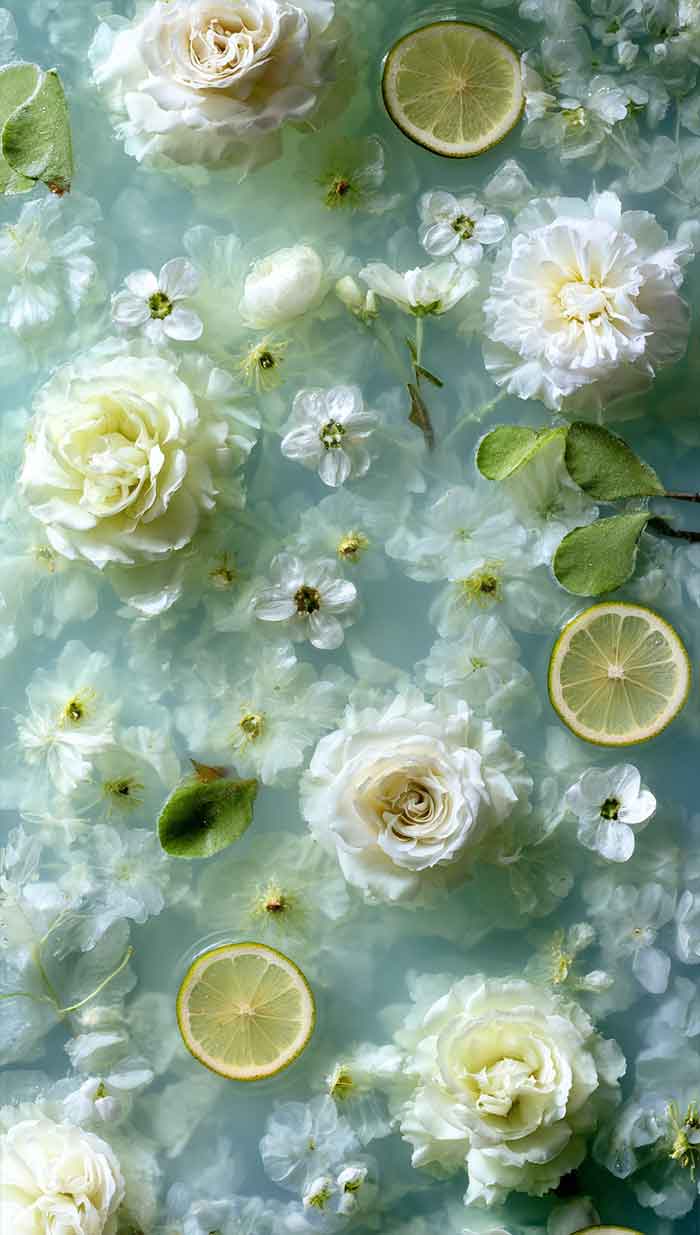 white flower wallpaper aesthetic iphone