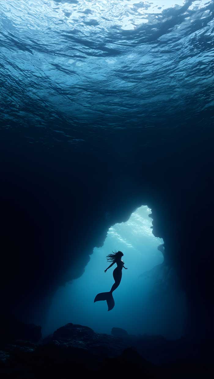 disney little mermaid movie aesthetic wallpaper