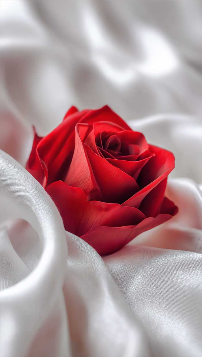 white and red flower wallpaper