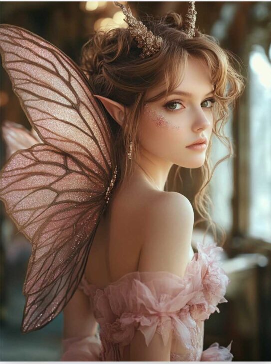 simple easy soft fairy makeup aesthetic in pink