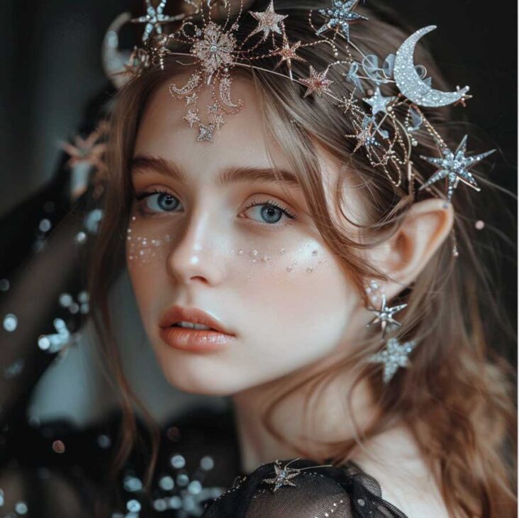 natural simple and easy ethereal fairy makeup. feyre archeron aesthetic.