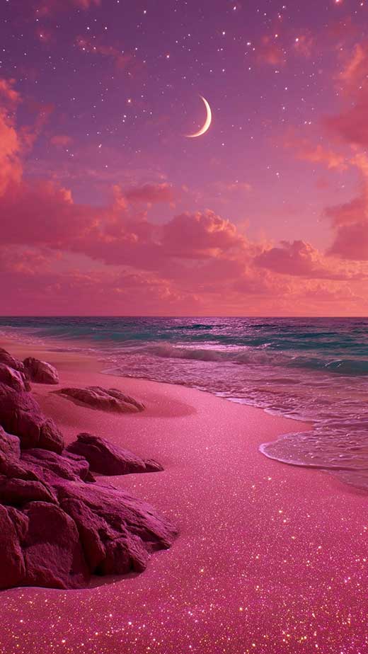 hot pink summer aesthetic wallpaper