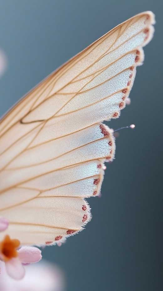 minimalist soft fairy wing wallpaper for iphone