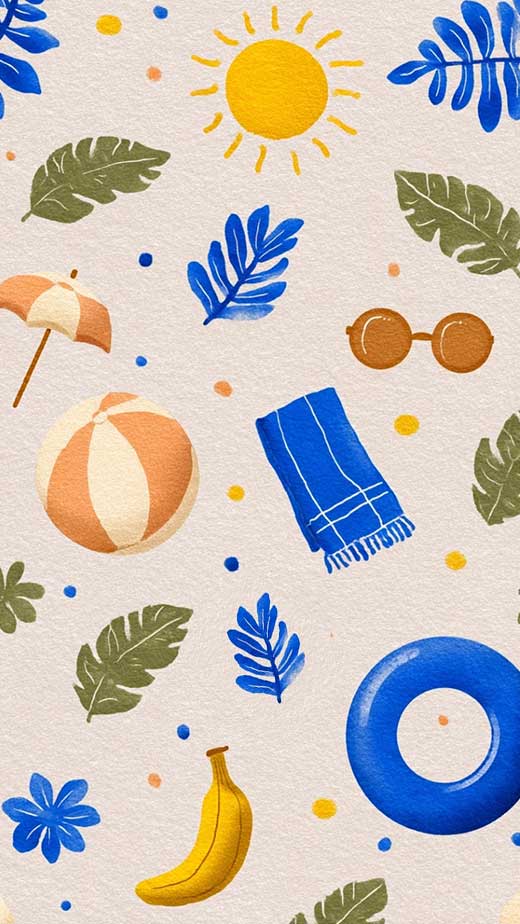 summer wallpaper art pattern