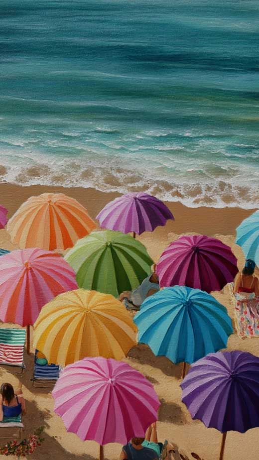 colorful summer wallpaper aesthetic vintage