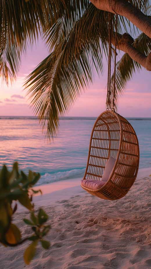 cozy pink aesthetic beach summer wallpaper