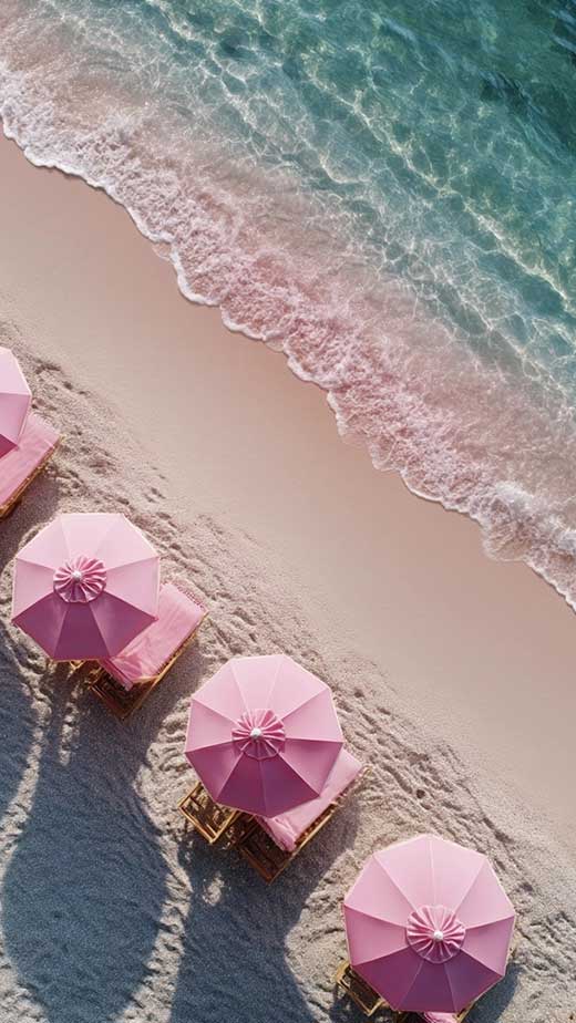 light pink summer aesthetic wallpaper