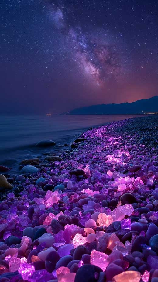 aesthetic summer night wallpaper beach