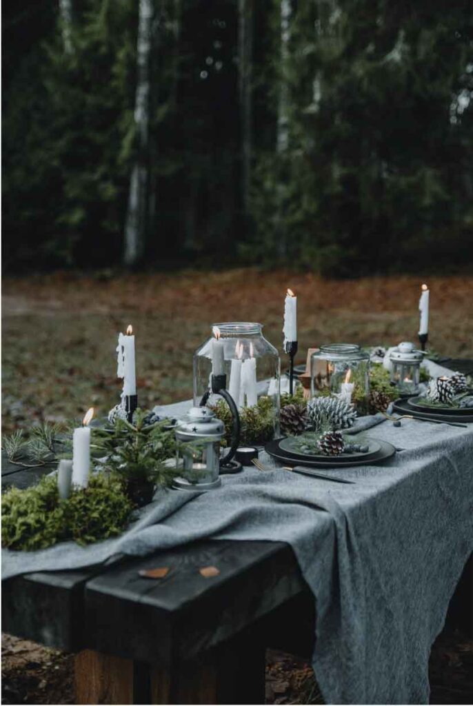 forest green aesthetic decoration