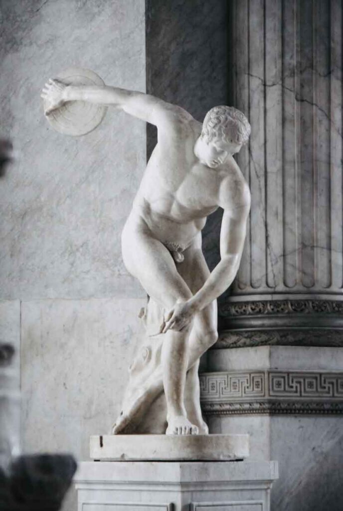marble statue light academia