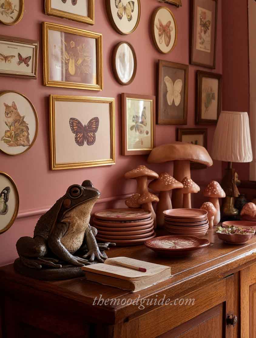terracota cottagecore modern vintage kitchen idea