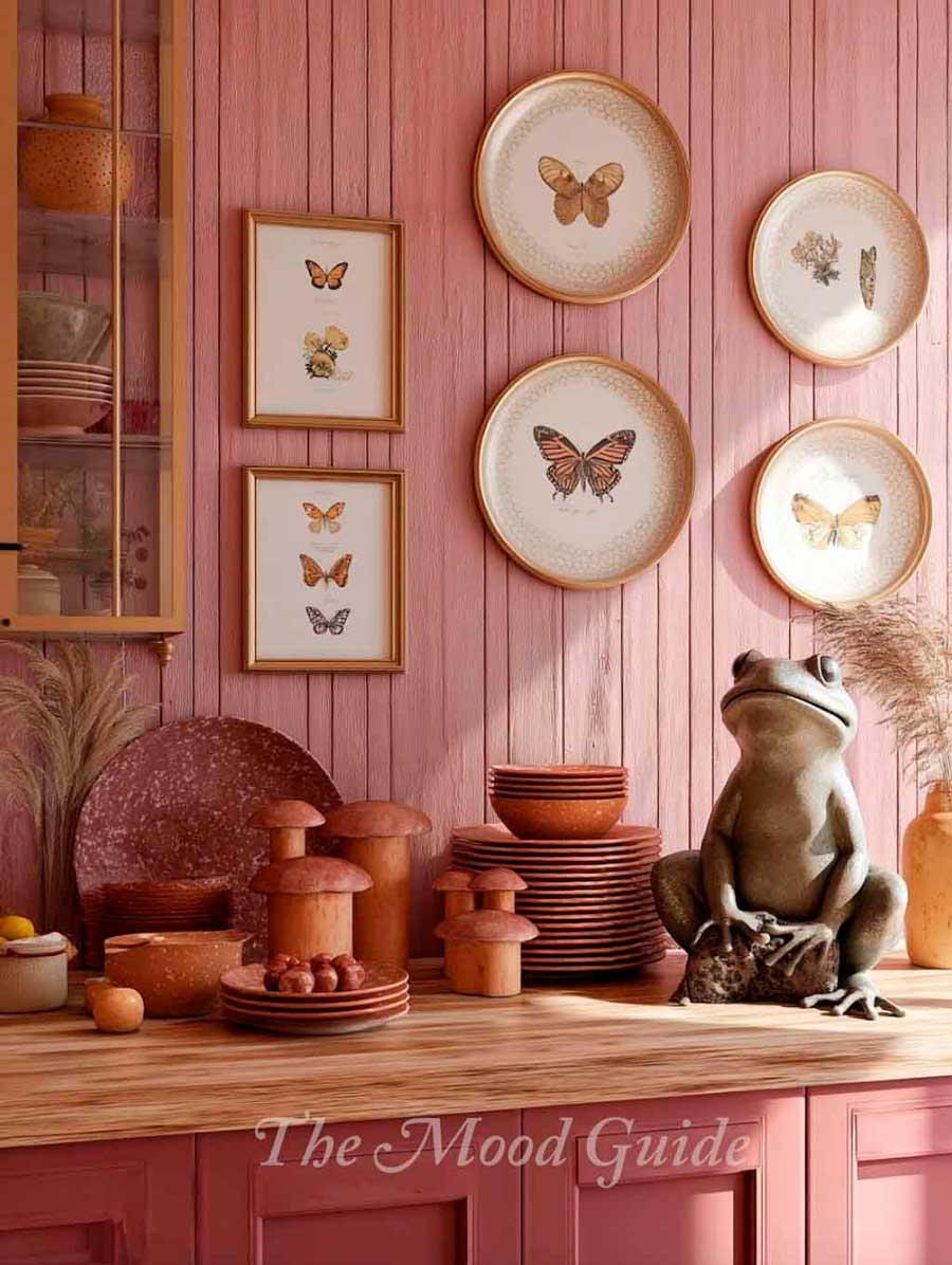 earthy cottagecore kitchen