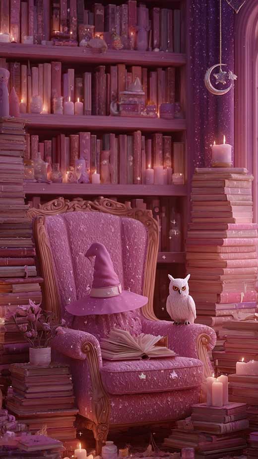 cute pink witchy fall wallpaper for iphone