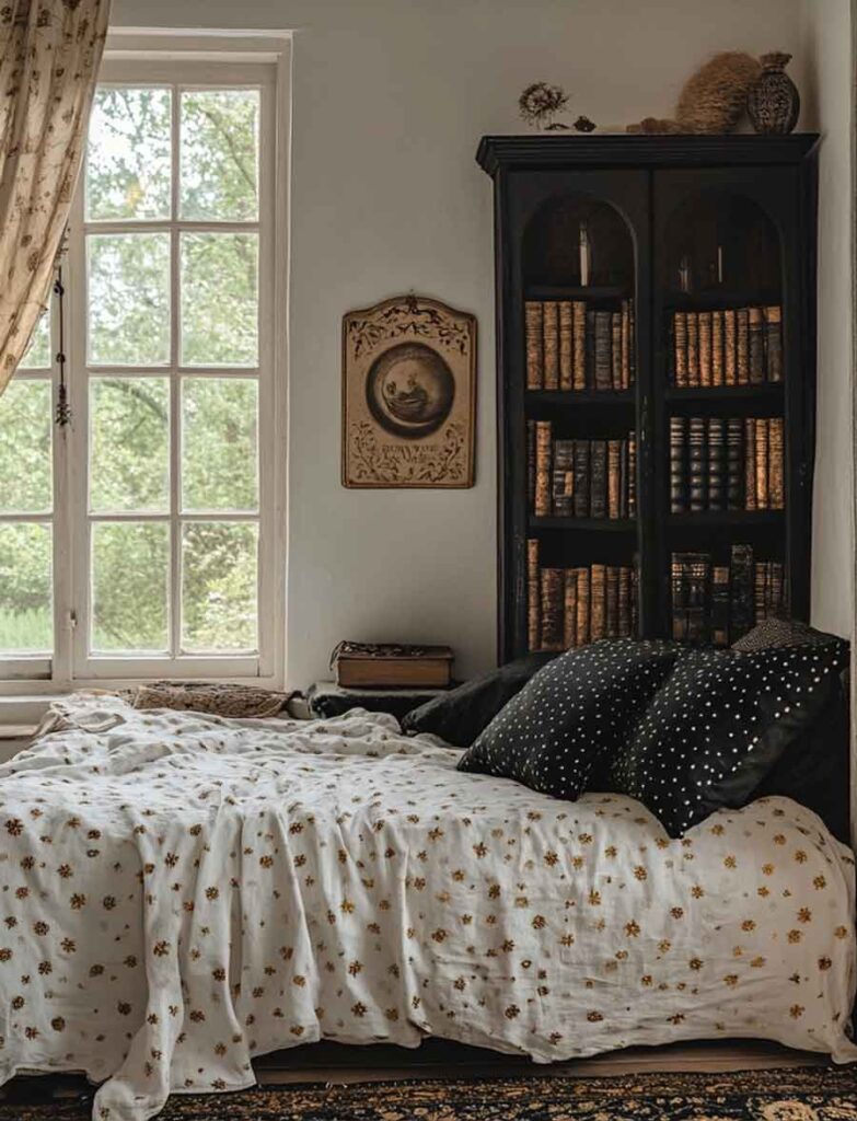 vintage witchy aesthetic bedroom