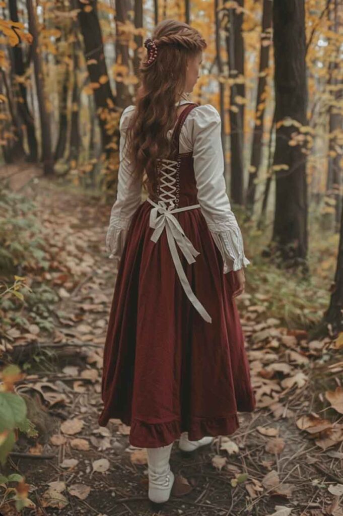 fall cottagecore aesthetic outfit