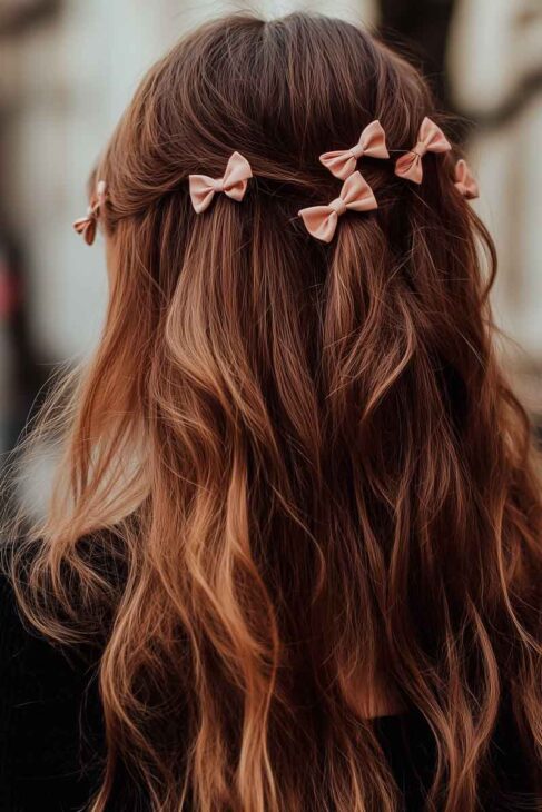 casual coquette hairstyle girly cute